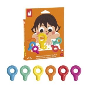JANOD Wachsmalstifte Meine Ersten Buntstifte 6er-Pack