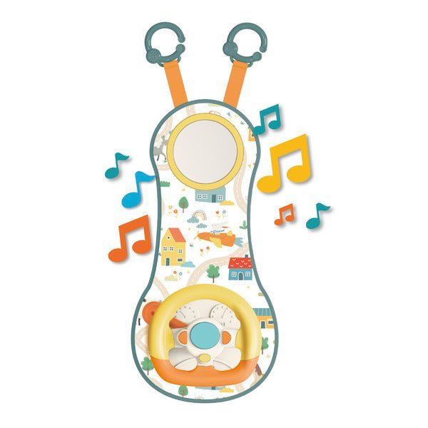 BABY SMILE Lenkrad Spielzeug Licht und Sound – Bild 3