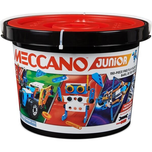MECCANO Junior Konstruktionsfass 150 Teile